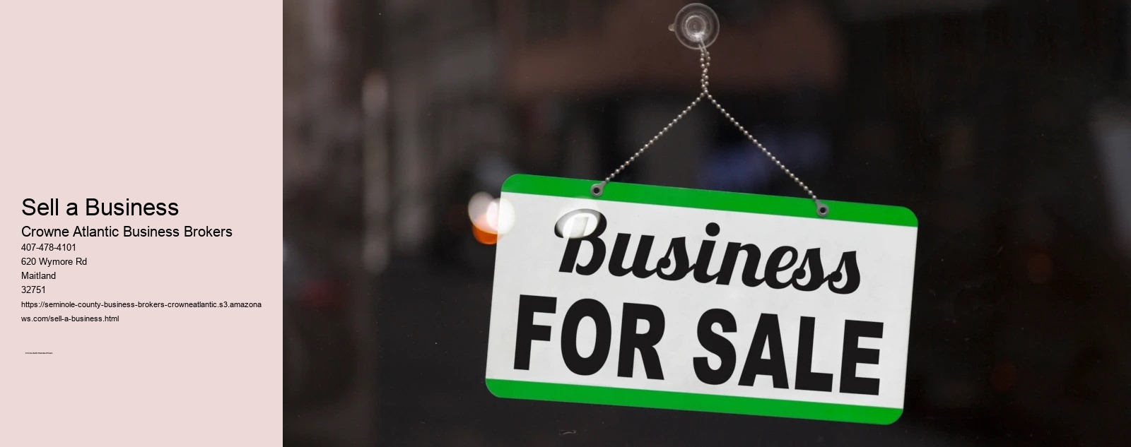 Sell a Business